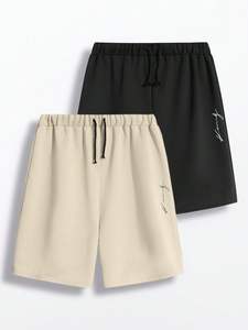 Pantalones cortos para hombre Pantalones cortos de tendencia y elegantes Logotipo personalizable Patrón sólido Varios estilos disponibles - Product Image 5