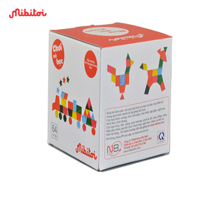 Mibitoi PP plastique Tangram Puzzle Set jouet éducatif pour les enfants à apprendre la reconnaissance des couleurs géométrie et mathématiques - Product Image 6