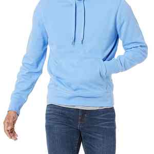 Sweat à capuche homme 100% coton style pull décontracté manches longues poignets côtelés et ourlet tissu respirant - Product Image 3