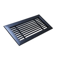 Grille de barre linéaire de couverture d'évent de ventilation de climatisation HVAC grille de barre à noyau fixe