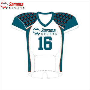 Camiseta de fútbol americano, camiseta de fútbol americano personalizada con el logotipo del club y el nombre del equipo, - Product Image 2