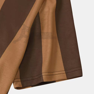 Camiseta Low Mock Dtg diseño personalizado hombres y mujeres ropa de calle de manga corta de gran tamaño camisetas gráficas camiseta de peso pesado - Product Image 3