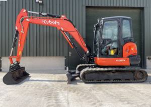 Excavadora Mini de Orugas Kx057-4 de 5.5 Toneladas Usada en Buenas Condiciones con Motor Original de 23kw de Potencia Ahora Disponible en Stock al por Mayor - Product Image 5