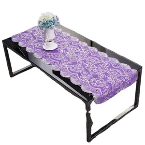 Morden Phong Cách Toalha De Mesa Nhựa Ăn Uống Tùy Chỉnh Bảng Bao Gồm Đảng Trang Trí Đám Cưới Khăn Trải Bàn