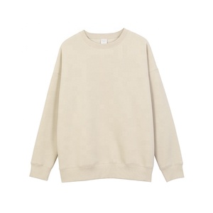 2025 nueva llegada personalizada algodón en blanco 360G Polar Fleece sudadera manga larga de gran tamaño Sudadera con capucha cuello redondo tela francesa invierno - Product Image 6