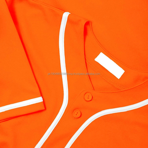 Camiseta de béisbol a rayas personalizada, camisa con botones impresos o cosidos, número de nombre personalizado para hombres, mujeres y jóvenes - Product Image 4