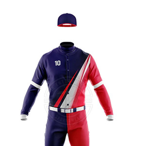 ชุดเบสบอลผู้ใหญ่แบบกำหนดโลโก้ได้เอง คุณภาพสูง แห้งเร็ว ระบายอากาศได้ดี ผลิตจากโพลีเอสเตอร์ ชุดกีฬาสำเร็จรูป สไตล์ซอฟต์บอล - Product Image 4