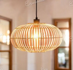 Élégance et fonctionnalité Plafonnier décoratif Mini corde de chanvre Lustre tissé à la main Restaurant Pendentifs Plafonnier - Product Image 4