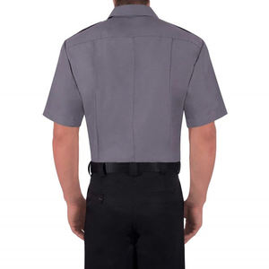 Camisa de Uniforme de Guardia de Seguridad de Manga Corta con Botones para Hombre, Estilo Nuevo con Etiquetas, MOQ Bajo, Logotipo Personalizado 2026 - Product Image 3