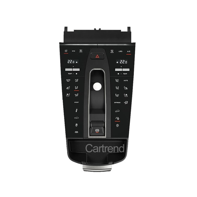 Car Center Console Modification Upgrade Front Panel Climate Control Gear Armrest Retrofit for Macan 2014-2021