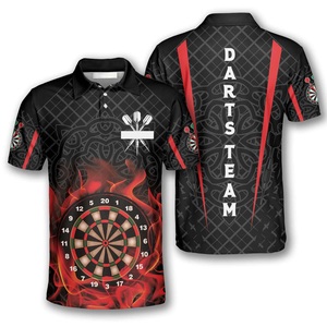 Fashion Sports <b>Darts</b> Club Games 3D Print Summer Polo Shirts Streetwear Short Sleeves T-Shirts Casual Clothing - Product Image 3