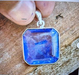 925จี้ทำมือ Tanzanite เงินสเตอร์ลิงจี้ผู้หญิงสวย - Product Image 2