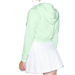 เสื้อฮู้ดเอวลอยลำลองสำหรับผู้หญิงโลโก้ตามสั่งสำหรับฤดูหนาว2026ลำลองแนวสตรีท - Product Image 3