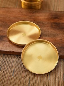 Élégant sous-verre en laiton doré protecteur de boisson de qualité supérieure pour les cadeaux de décoration intérieure élégants et la marque personnalisée à bas prix - Product Image 3