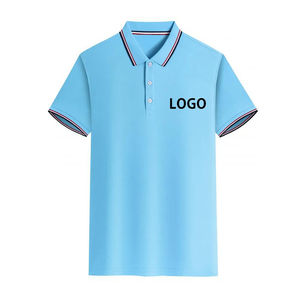 Personnalisé imprimé été mode hommes pour polos conception personnalisée revers T-Shirts décontracté à manches courtes hauts pour tricoté - Product Image 1