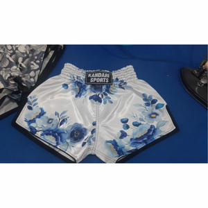 Pantalones Cortos de Boxeo Muay Thai Unisex, Felpa Elástica, Transpirable, Secado Rápido, 100% Poliéster, Novedad 2024, Más Vendidos, MOQ Bajo - Product Image 5
