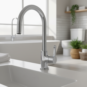 L-Type Faucet Spout Replacement Pipe 2 Sizes Mix Tap for Sink Bathroom <b>Kitchen</b> - Product Image 3