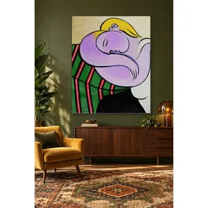 Fida Picasso, femme blonde endormie, impression sur toile - Product Image 5