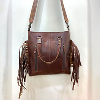 Sac bandoulière vintage en cuir de vachette véritable pour femme, grande capacité, fermeture éclair, portable, mode, deux sangles, multi-usages