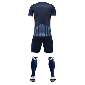 Nouveau modèle Ensemble de maillots Uniforme de football pour hommes Qualité supérieure Sublimation complète Adultes Découpe automatisée Chemises et hauts Vêtements de football - Product Image 3