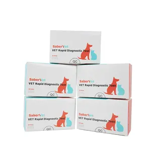 Rápido pet kit veterinário teste rápido para cão Babesia Gibsoni Teste Rápido Anticorpo BG BAB Ab teste