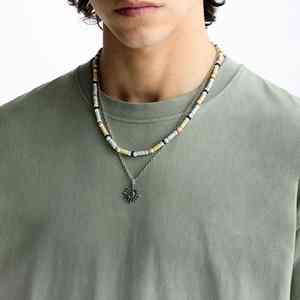 2025 Men's Loose Gradient <b>Mint</b> Grey T-shirt Custom Creative 100% Cotton Wholesale Washed Oversized Casual Short Sleeve - Product Image 2