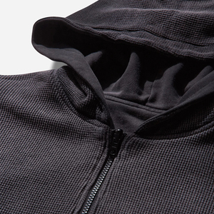 Sweat-shirts à capuche personnalisés en coton biologique 100% délavé à l'acide, streetwear lourd, surdimensionné, épaules tombantes avec poches pour hommes - Product Image 5