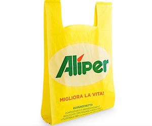 Sac T-shirt en plastique PE-BD PE-HD avec logo personnalisé de vente chaude - Product Image 3