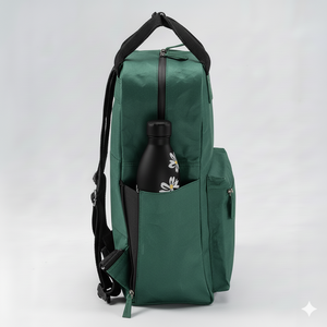 Mochila para ordenador portátil Kraftpaper vegana con estilo minimalista antirrobo impermeable poliéster estudiantes profesionales viajeros campistas - Product Image 4