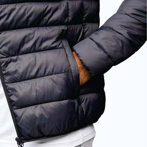 Chaqueta acolchada con capucha para hombre de estilo callejero de alta calidad, diseño personalizado, cortavientos, cierre de cremallera, logotipo frontal para exteriores de invierno - Product Image 4