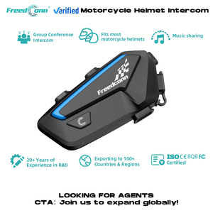 FreedConn <span class=keywords><strong>FX</strong></span> <span class=keywords><strong>30</strong></span> heures d'autonomie en conversation, suppression du bruit CVC, écouteurs sans fil pour moto, intercomunicador de moto - Product Image 2