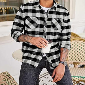 Camisa de hombre cómoda y ajustable en tela suave con camisa de hombre de último estilo a precio barato y material de alta calidad - Product Image 3