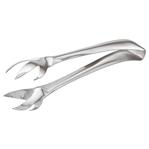 Cubitos de hielo de acero inoxidable y azúcar, pinzas en forma de corazón, artesanía, acero inoxidable pulido brillante - Product Image 5