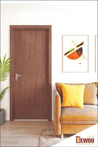 Puerta Interior DEWOO de Diseño Moderno, Insonorizada, de WPC, Impermeable, Compuesta de PVC, para Hotel, Dormitorio, Uso Interior, Manual, 5 Años de Garantía - Product Image 6