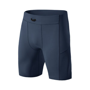 Pantalones Cortos de Compresión para Hombre, Sólidos, para Entrenamiento, Cintura Elástica Alta, Transpirables, de Secado Rápido, Anti-UV, Cómodos y Ajustados - Product Image 6