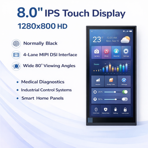8 İnç IPS LCD Modül 800x1280 HD Ekran GT911 Kapasitif Dokunmatik Ekran MIPI DSI Arayüzü Endüstriyel HMI ve Medikal Monitör için - Product Image 2
