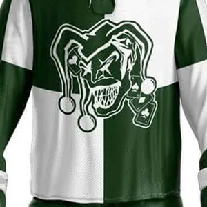 Jersey de hockey sobre hielo sublimado reversible de equipo de doble cara juvenil bordado profesional personalizable - Product Image 4