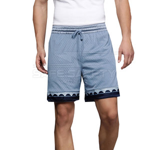 2025 personnalisé hommes haute qualité maille Jogging Shorts motif solide Style décontracté en gros personnalisé nouveau Style - Product Image 2