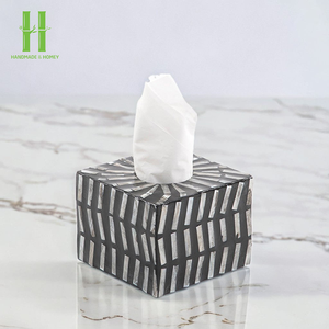 Boîte à mouchoirs en nacre de meilleure qualité, porte-mouchoirs MOP durable de haute qualité pour décoration de table par Awesome Collections - Product Image 5