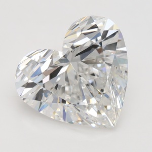 IGI 4.07ct Heart Cut Lab Diamond White Loose Calibrated E Color VVS2 Clarity GIA Certified Jewelry for Her - Product Image 1