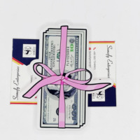 Boîte à cils personnalisable en acrylique écologique, motif cœur et dollar, tuiles à cils, outil de beauté tendance de haute qualité