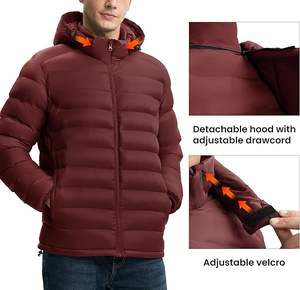 Chaqueta de Plumón Acolchada Impermeable de Invierno Casual Personalizada al por Mayor OEM para Hombre 2026 - Chaquetas Cálidas para Hombre - Product Image 4