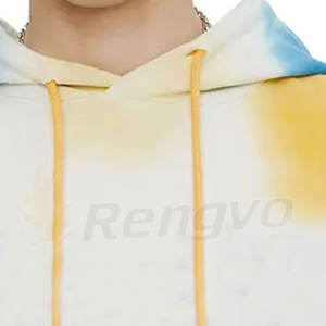 เสื้อฮู้ดสวมหัวโอเวอร์ไซส์สำหรับผู้ชายพิมพ์ลายย้อมสีสำหรับฤดูหนาว - Product Image 5