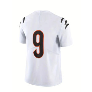 Fournisseur de maillots de football américain personnalisés pour équipes, entraînement estival, logo personnalisé, maillots pas chers, toutes tailles, 100% polyester, séchage rapide, haute qualité - Product Image 2