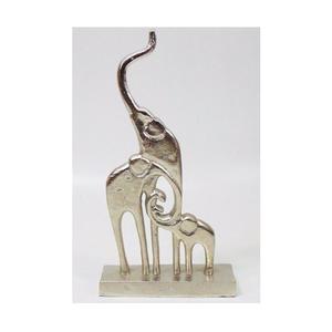 Escultura de elefante elegante para decoración del hogar, diseño elegante hecho a mano, Color plata, acabado hecho de la mejor calidad - Product Image 1