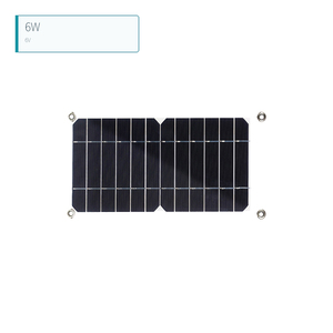 แผงโซลาร์เซลล์แบบยืดหยุ่นชนิดโมโนคริสตัลไลน์ 6V 6W สำหรับการชาร์จแบบพกพาสำหรับใช้งานกลางแจ้ง - Product Image 2