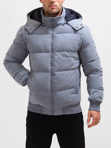 Chaqueta de Invierno Casual para Hombre, Estilo Urbano, Gruesa, de Nailon y Poliéster, Diseño de Pato, Cierre de Cremallera, Resistente al Viento, con Bordado - Product Image 3