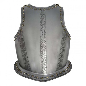 เกราะอกทิวดอร์แท้ ขนาด 18 เกจ ทนทาน แบบจำลองทางประวัติศาสตร์ ทำจากโลหะ เหล็ก ทองเหลือง แบบโบราณ ทำด้วยมือ สำหรับงานศิลปะ - Product Image 1