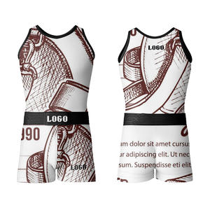 Conjunto de Uniforme de Boxeo Clásico, Jersey Transpirable y Pantalones Cortos Elásticos Diseñados para Movimiento Cómodo y Entrenamientos de Gimnasio de Alta Intensidad - Product Image 1