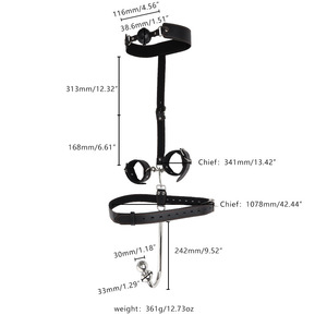 Esposas para Juegos BDSM para Adultos, Restricciones Metálicas Ajustables con Llave - Product Image 5
